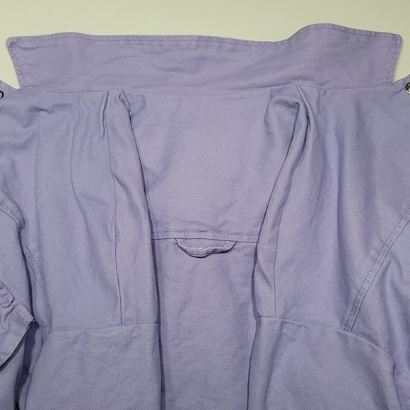 Lavender Pull and Bear Jean Jacket, Size Small - Picture 8 of 10